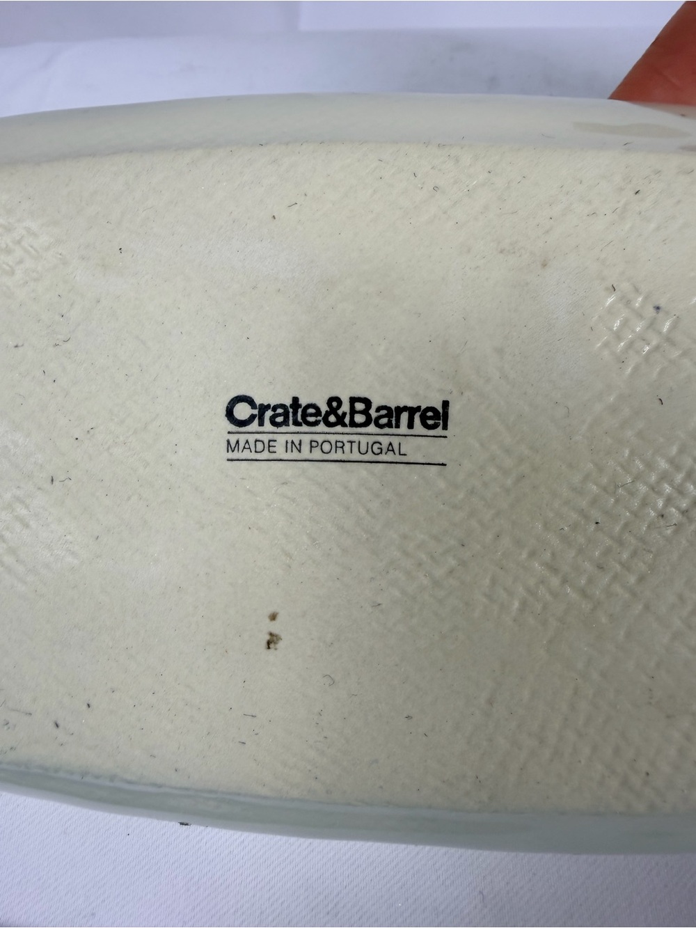 CRATE & BARREL Large Ceramic Dish Platter Fish Tropical Large Plate Nautical - Picture 9 of 11